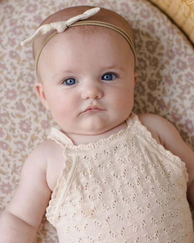 Little Knot Headband - Natural by Quincy Mae - Image 2