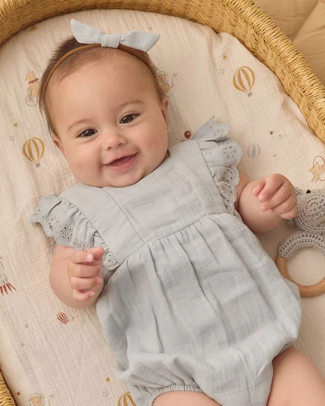 Little Knot Headband - Sky by Quincy Mae - Image 2