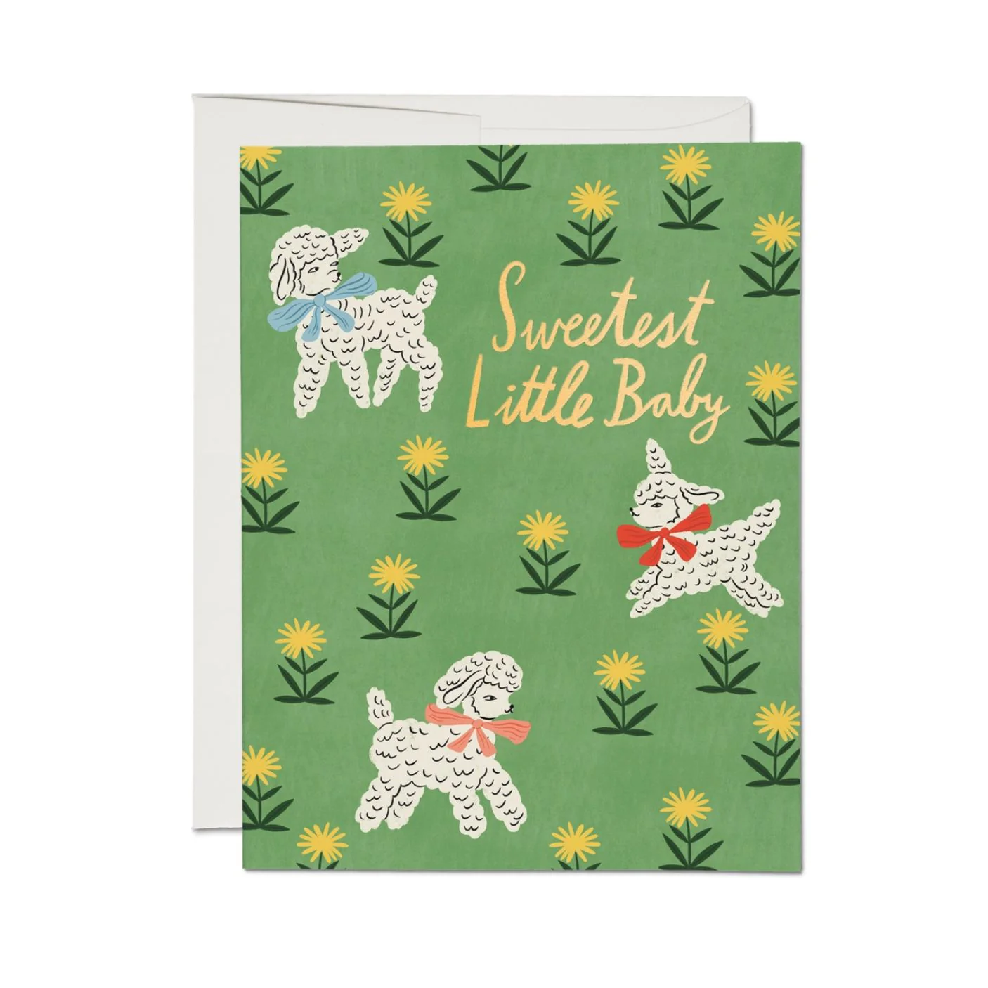 Little Lamb Card by Red Cap Cards