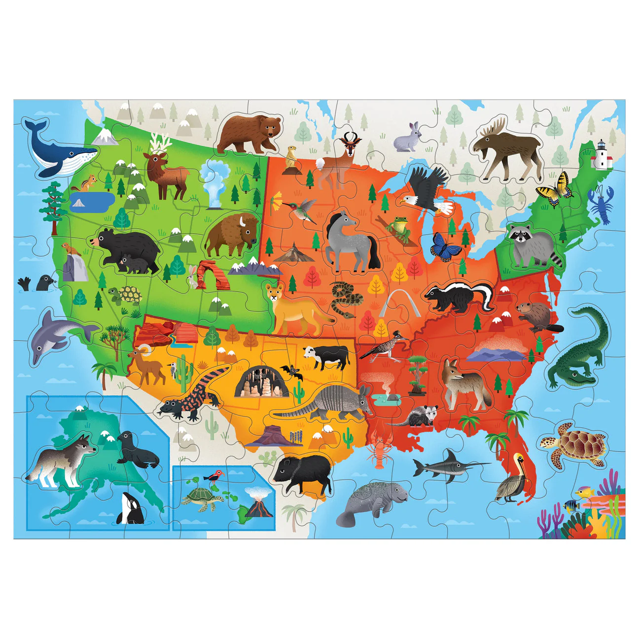 Little Park Ranger: National Parks of the U.S.A. 70 Piece Puzzle - Image 2