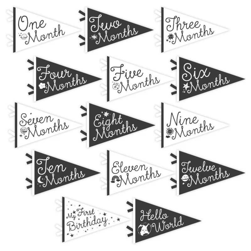 Little Stargazer Petit Milestone Pennant by Lucy Darling - Image 5