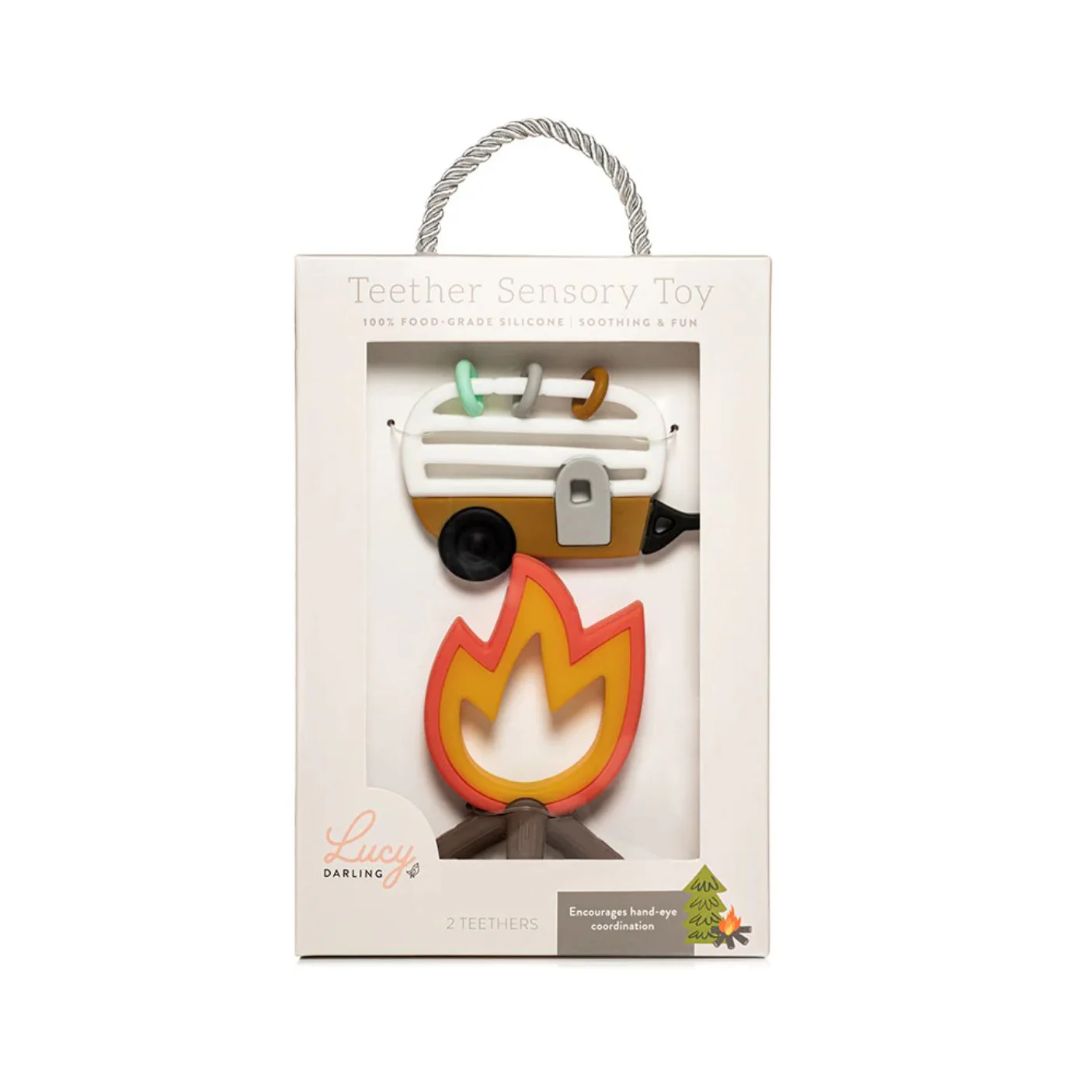 Little Camper Baby Teether Toy by Lucy Darling