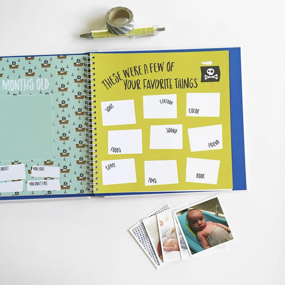 Little Captain Memory Baby Book by Lucy Darling - Image 7