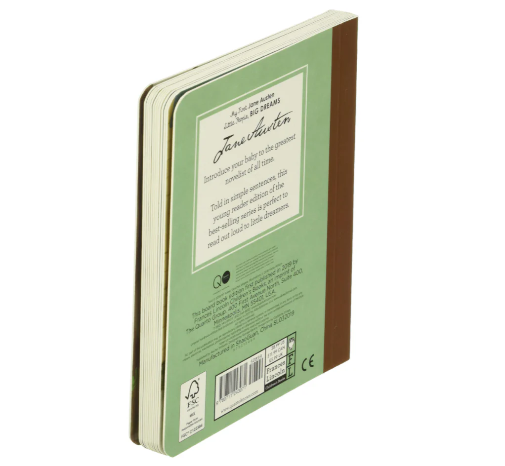 Little People Big Dreams Jane Austen - Board Book - Image 3