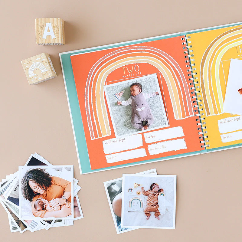 Little Rainbow Memory Baby Book by Lucy Darling - Image 4
