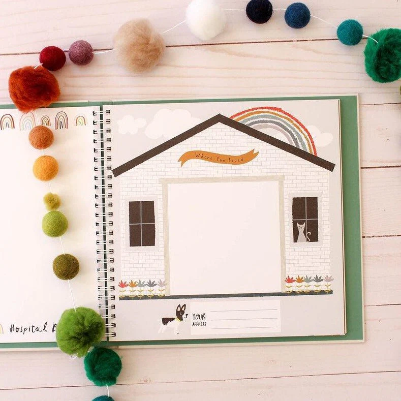 Little Rainbow Memory Baby Book by Lucy Darling - Image 5