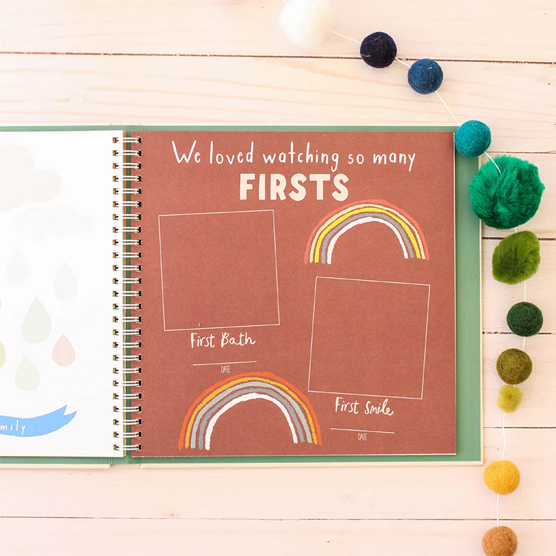 Little Rainbow Memory Baby Book by Lucy Darling - Image 6