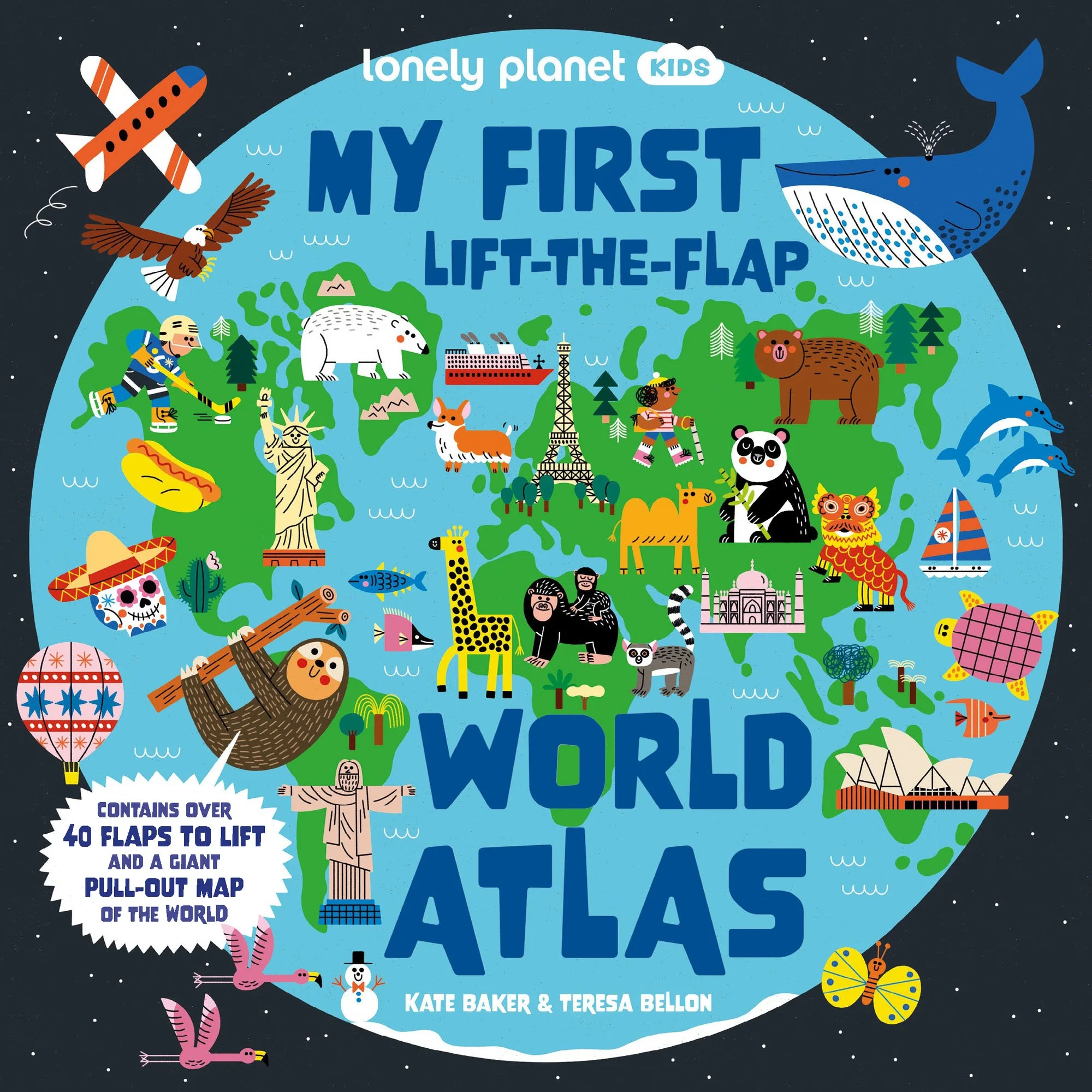 Lonely Planet Kids My First Lift-the-Flap World Atlas - Image 2