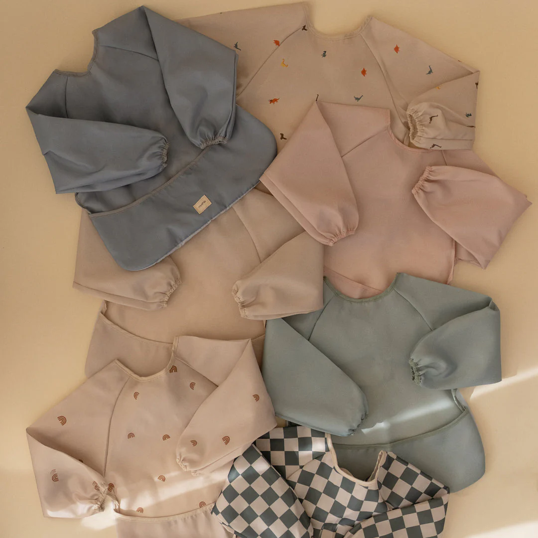 Long Sleeve Bib - Blush by Mushie - Image 4