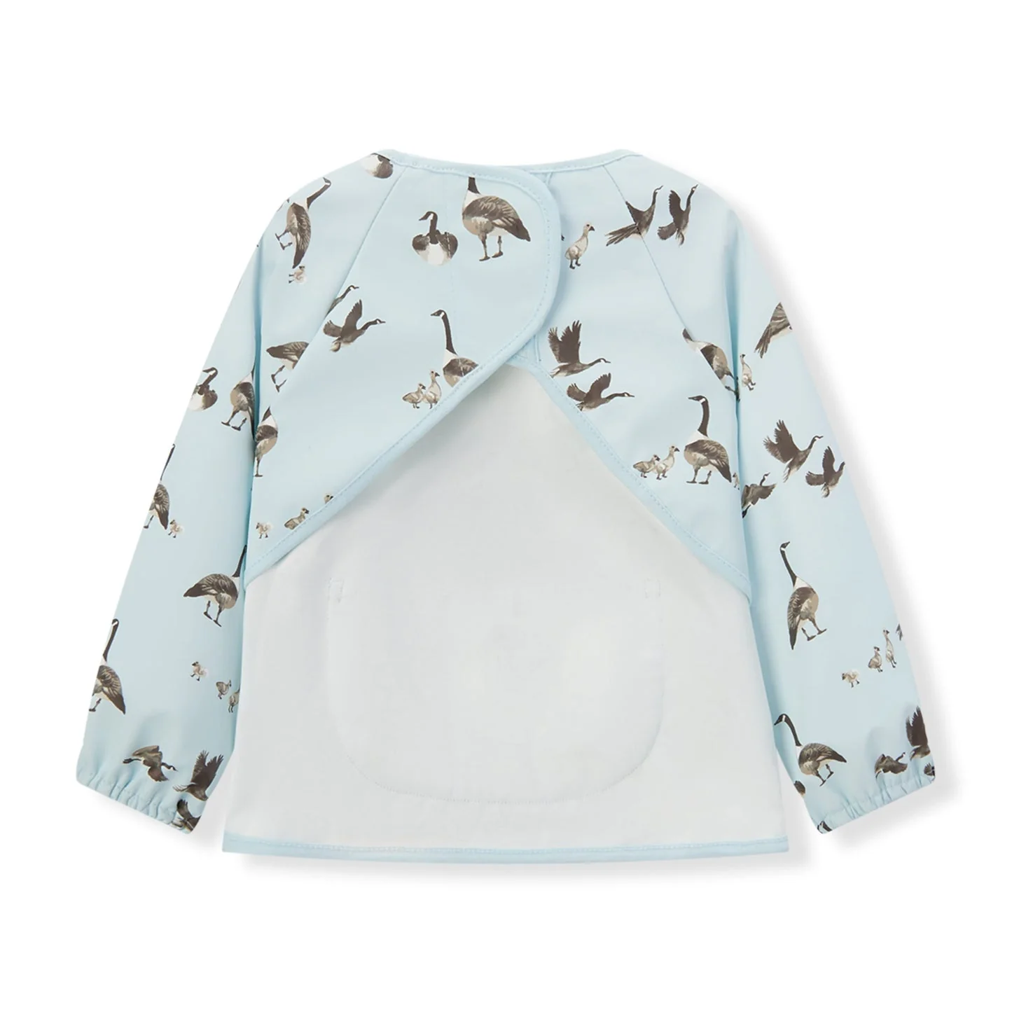Long Sleeve Pocket Bib (6-24M) - Goose by Milkbarn - Image 2
