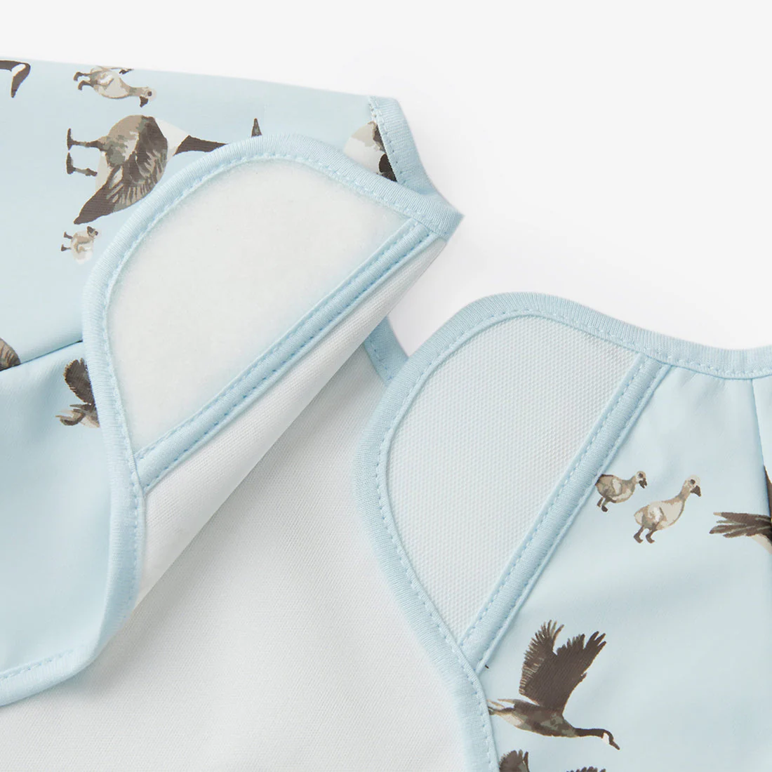 Long Sleeve Pocket Bib (6-24M) - Goose by Milkbarn - Image 5