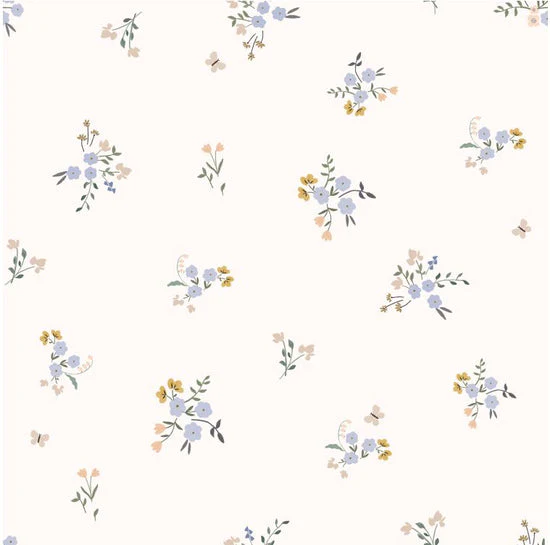 Long Sleeve Waterproof Bib - Ditsy Floral by Loulou Lollipop - Image 2
