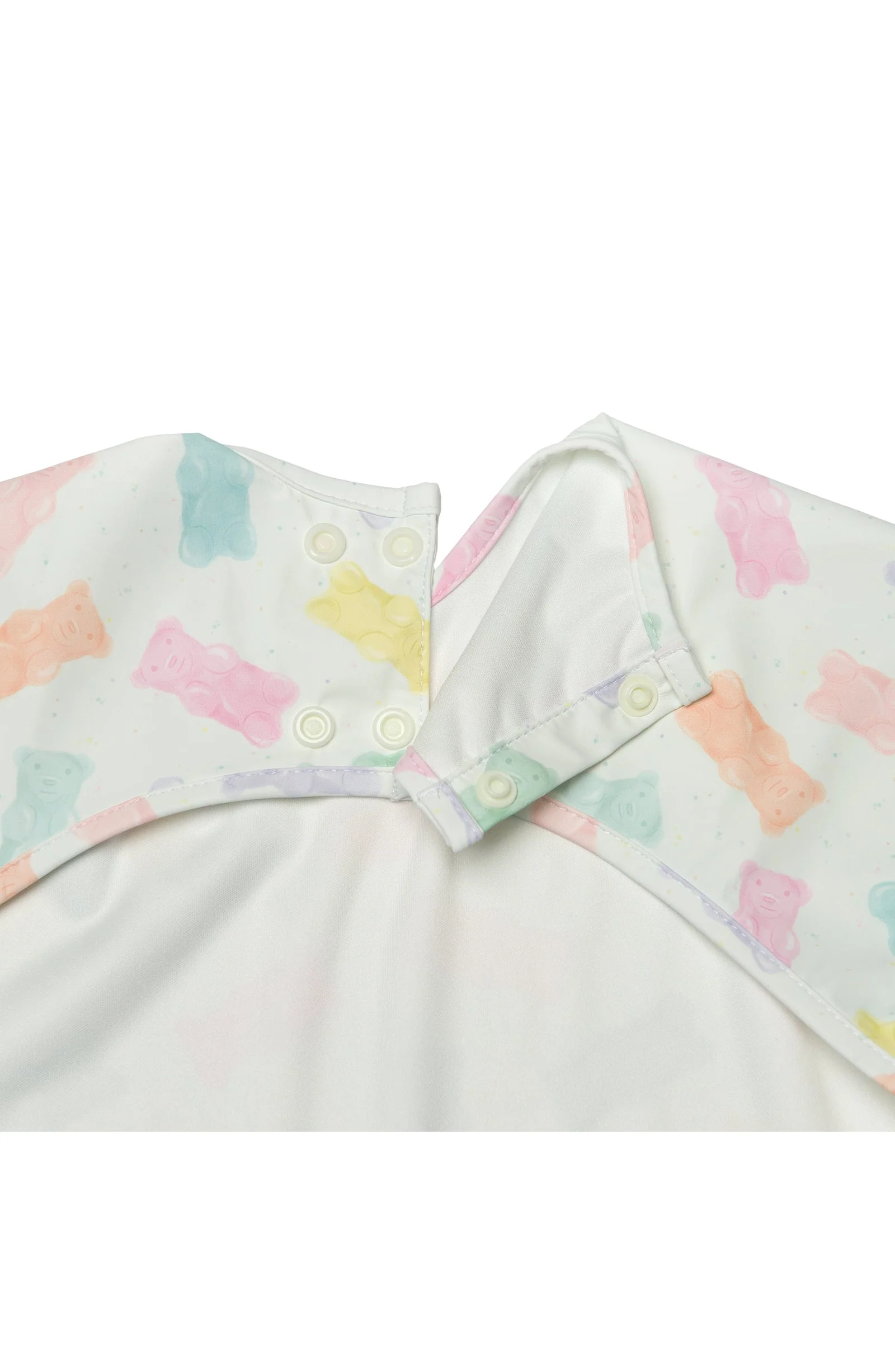 Long Sleeve Waterproof Bib - Gummy Bears by Loulou Lollipop - Image 5