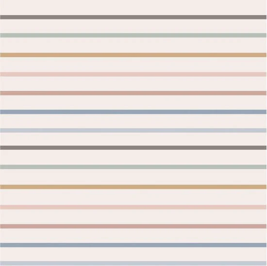 Long Sleeve Waterproof Bib - Pastel Stripes by Loulou Lollipop - Image 2