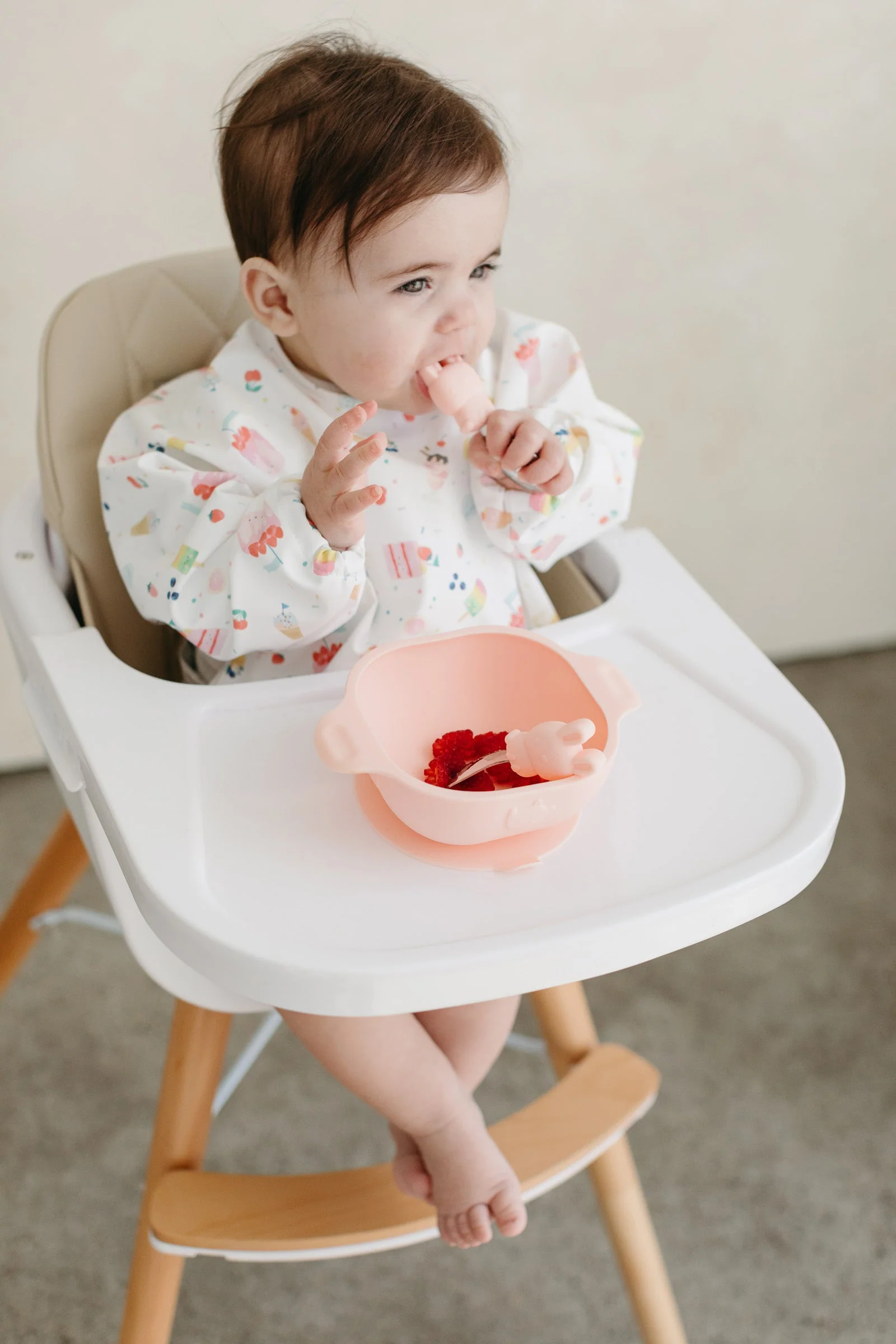 Long Sleeve Waterproof Bib - Sweet Treats by Loulou Lollipop - Image 4
