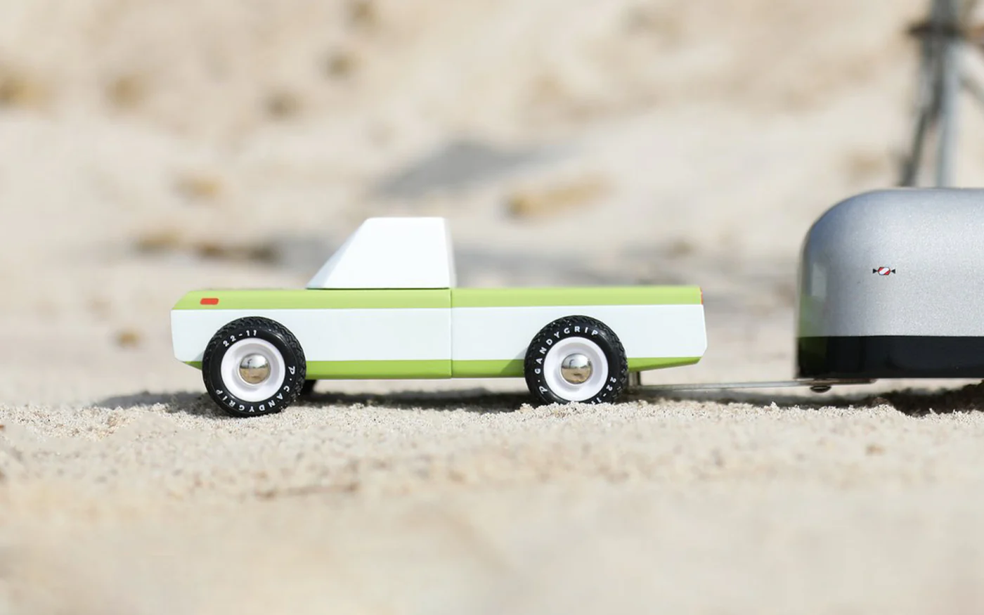 Longhorn Olive Pickup Truck by Candylab Toys - Image 7