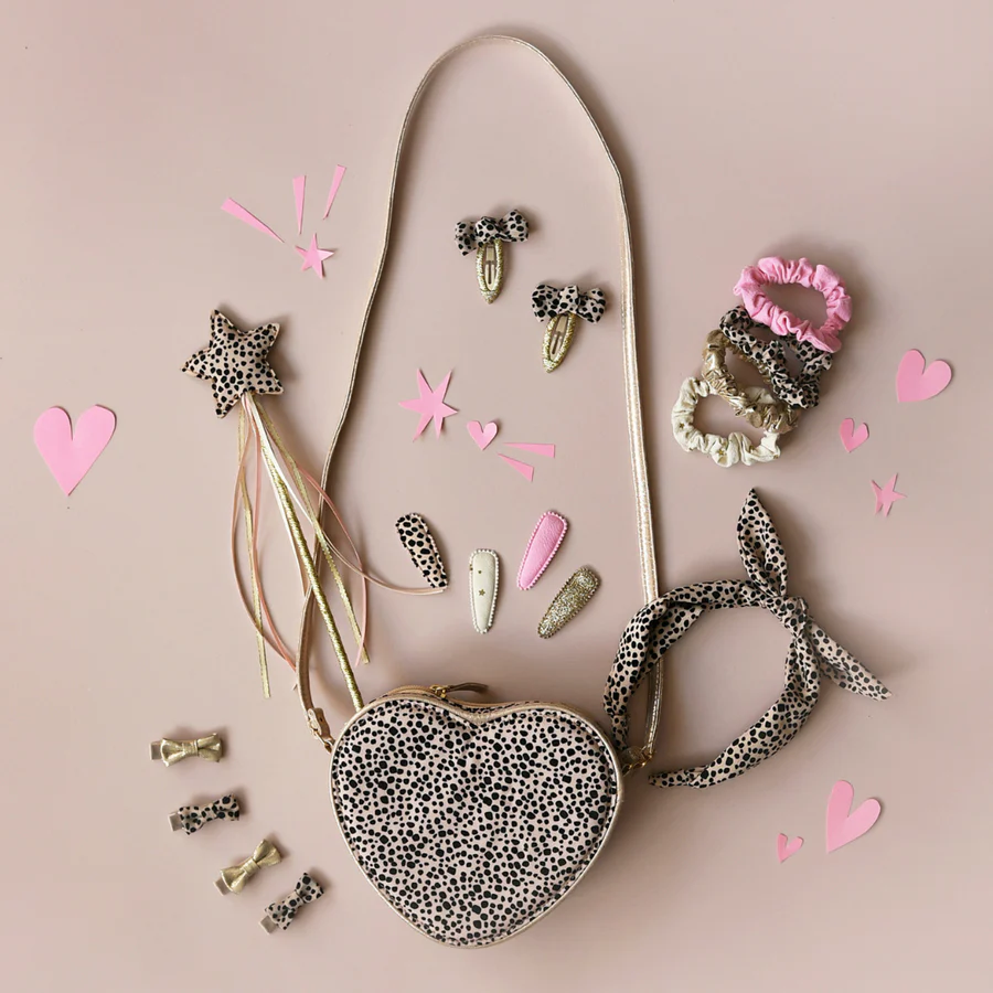 Love Heart Leopard Bag by Rockahula Kids - Image 2