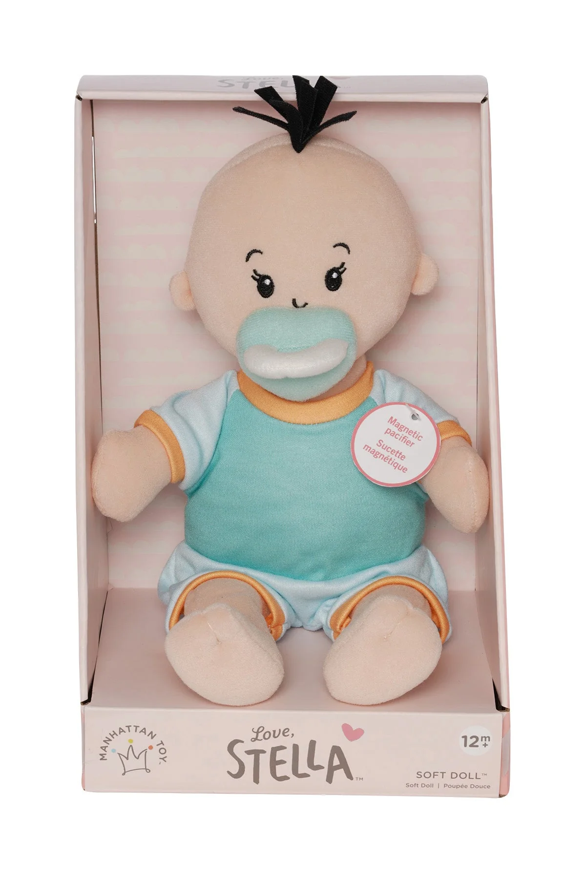 Love, Stella Fella Peach with Black Tuft by Manhattan Toy - Image 6