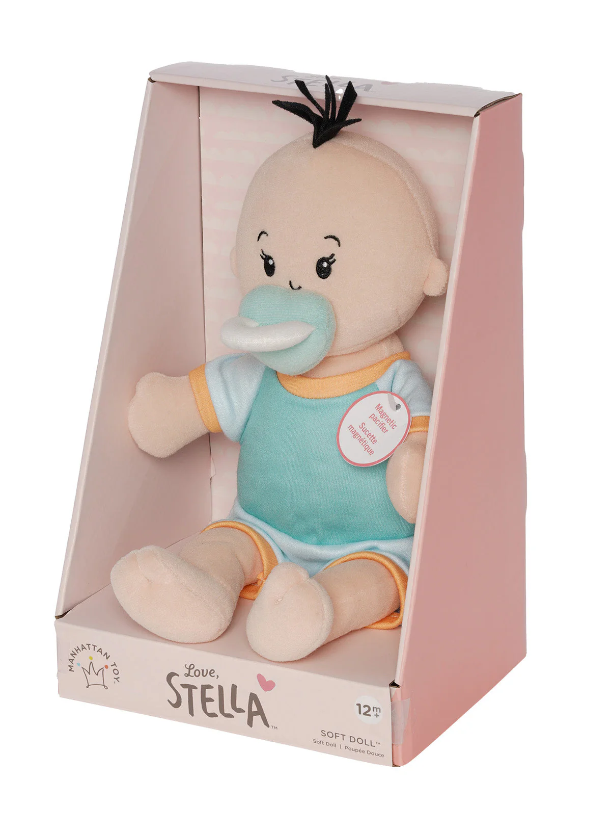 Love, Stella Fella Peach with Black Tuft by Manhattan Toy - Image 7