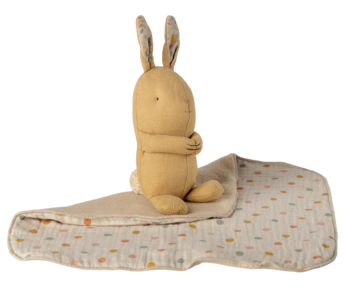 Lullaby Friends, Bunny, Mini - Cream Yellow by Maileg - Image 4