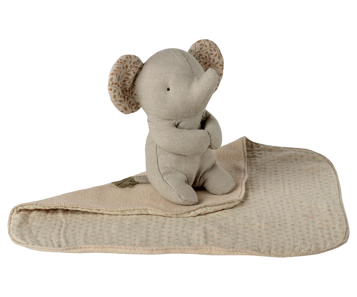 Lullaby Friends, Elephant, Mini - Iron Grey by Maileg - Image 3