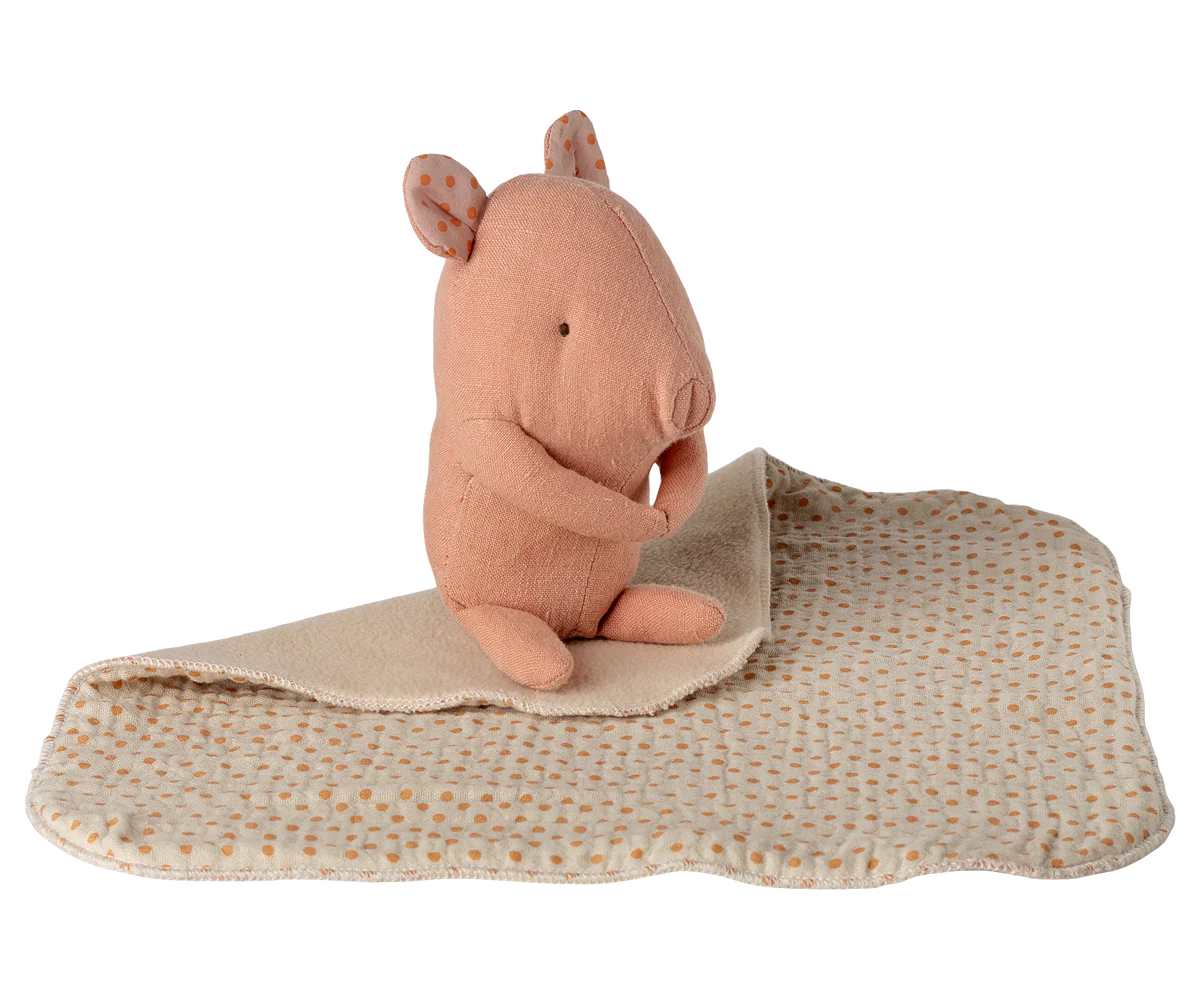 Lullaby Friends, Pig, Mini - Rose by Maileg - Image 3
