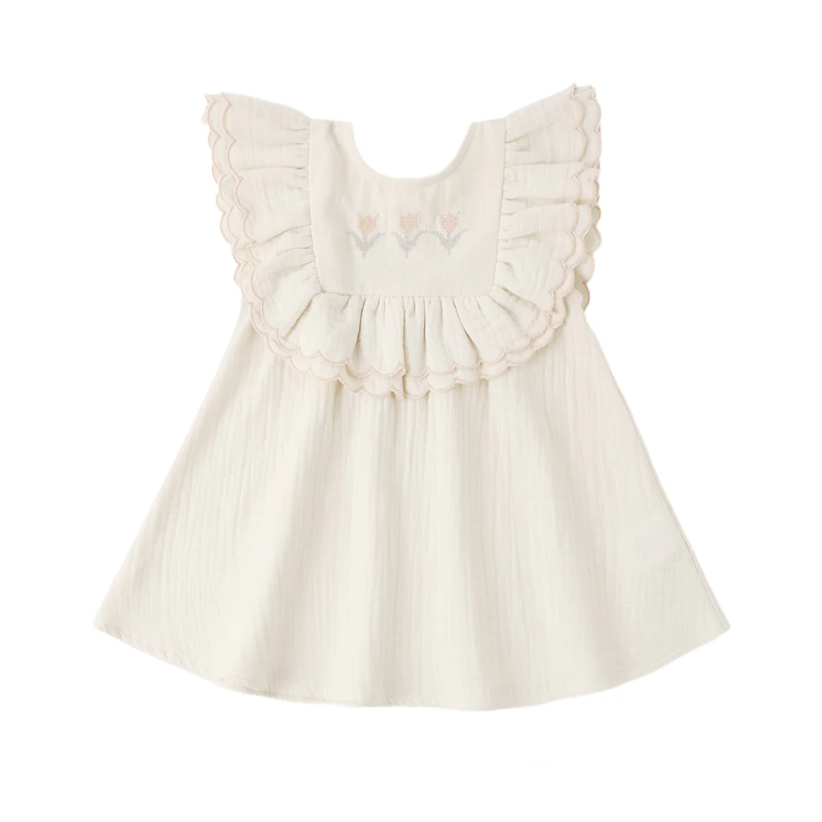 Lulu Dress - Natural by Quincy Mae