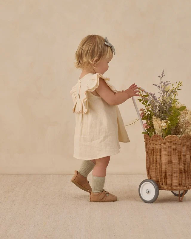 Lulu Dress - Natural by Quincy Mae - Image 12