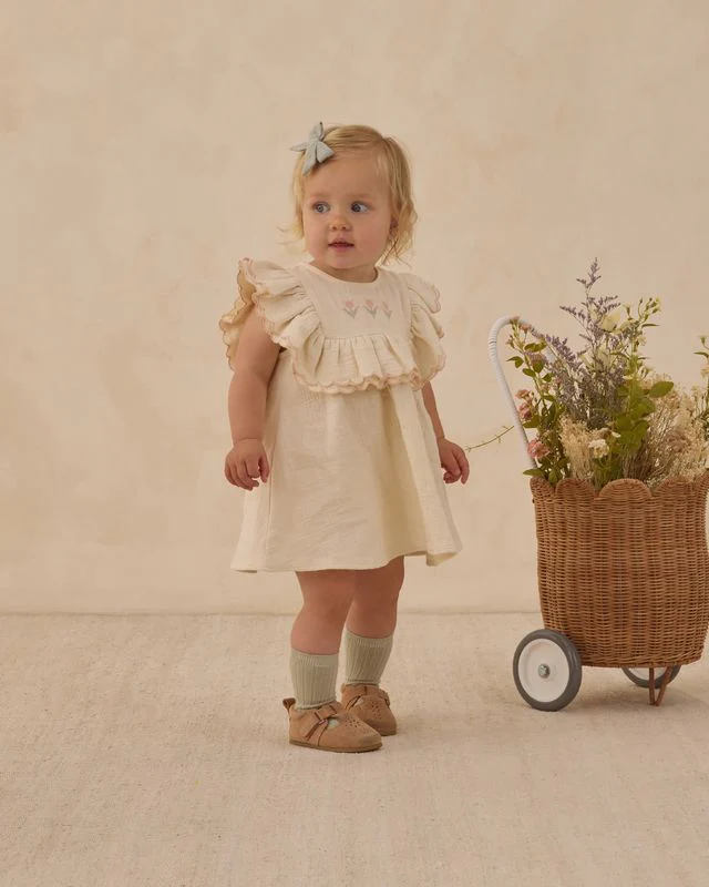 Lulu Dress - Natural by Quincy Mae - Image 2