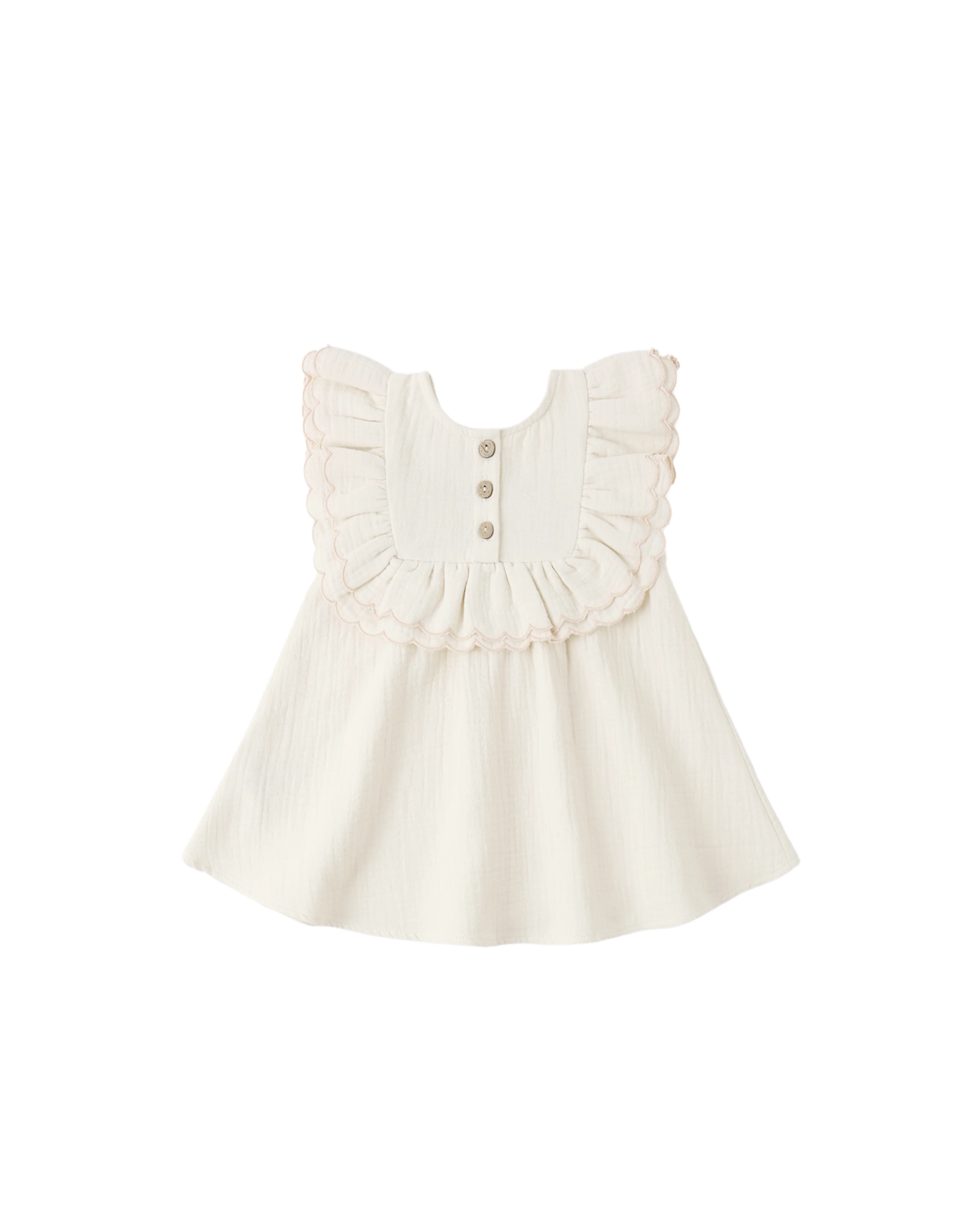Lulu Dress - Natural by Quincy Mae - Image 4