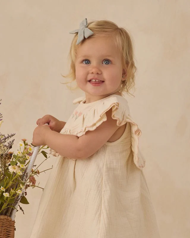 Lulu Dress - Natural by Quincy Mae - Image 7