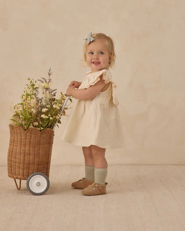 Lulu Dress - Natural by Quincy Mae - Image 8