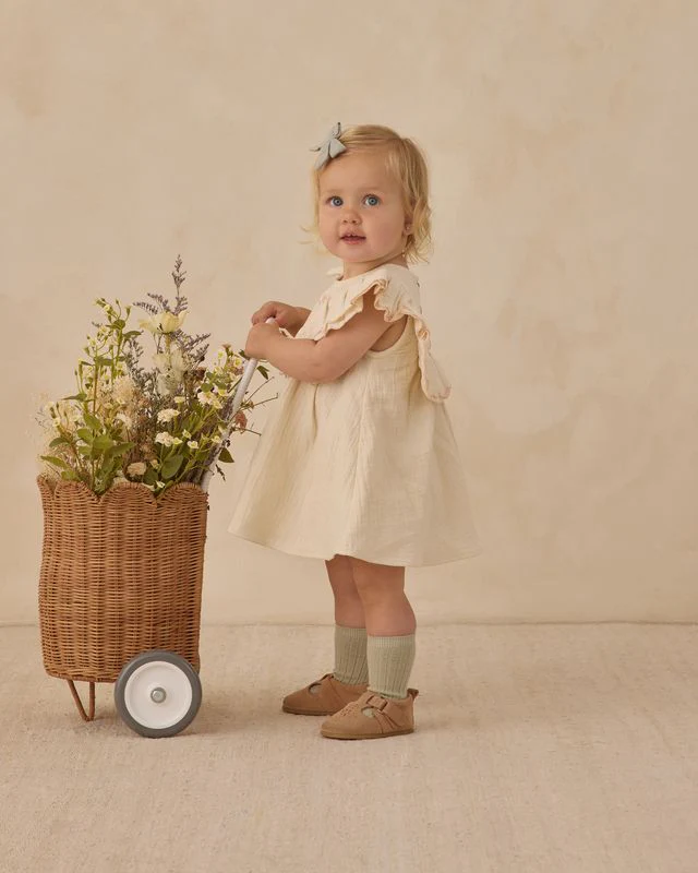 Lulu Dress - Natural by Quincy Mae - Image 9