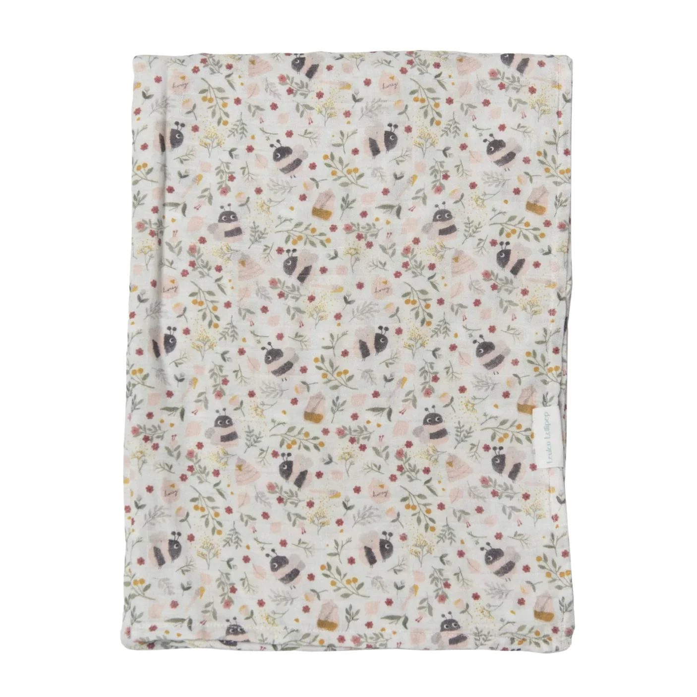 Luxe Muslin Swaddle - Bumblebees by Loulou Lollipop