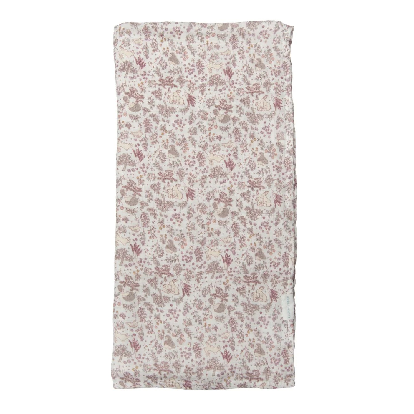 Luxe Muslin Swaddle - Hedgehog Forest by Loulou Lollipop