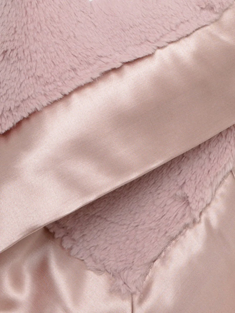 Luxe Security Blanky - Dusty Pink by Little Giraffe - Image 2
