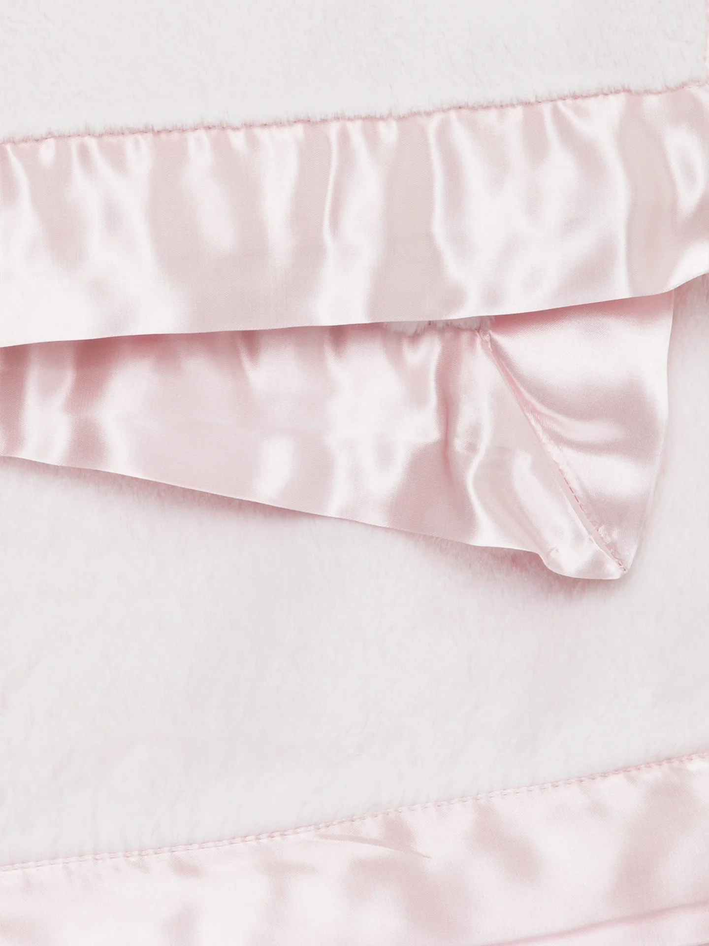 Luxe Solid Baby Blanket - Pink by Little Giraffe - Image 4