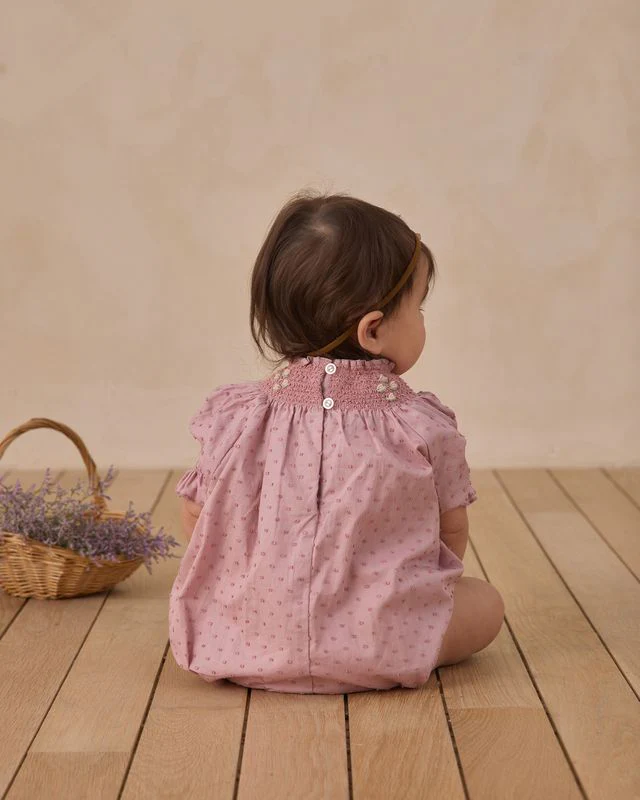Maddie Romper - Lavender by Noralee - Image 4