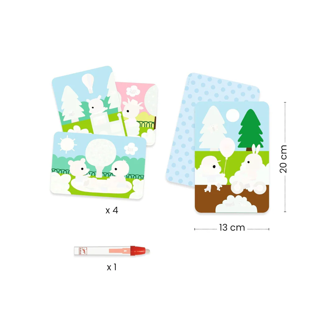 Magic Coloring Kit - In the Park by Djeco - Image 3