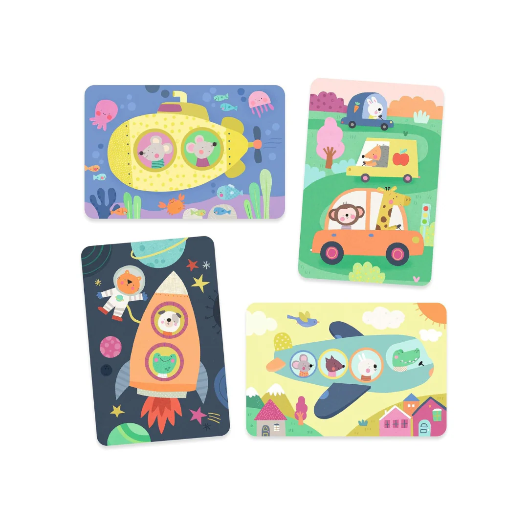 Magic Coloring Kit - On the Road by Djeco - Image 5