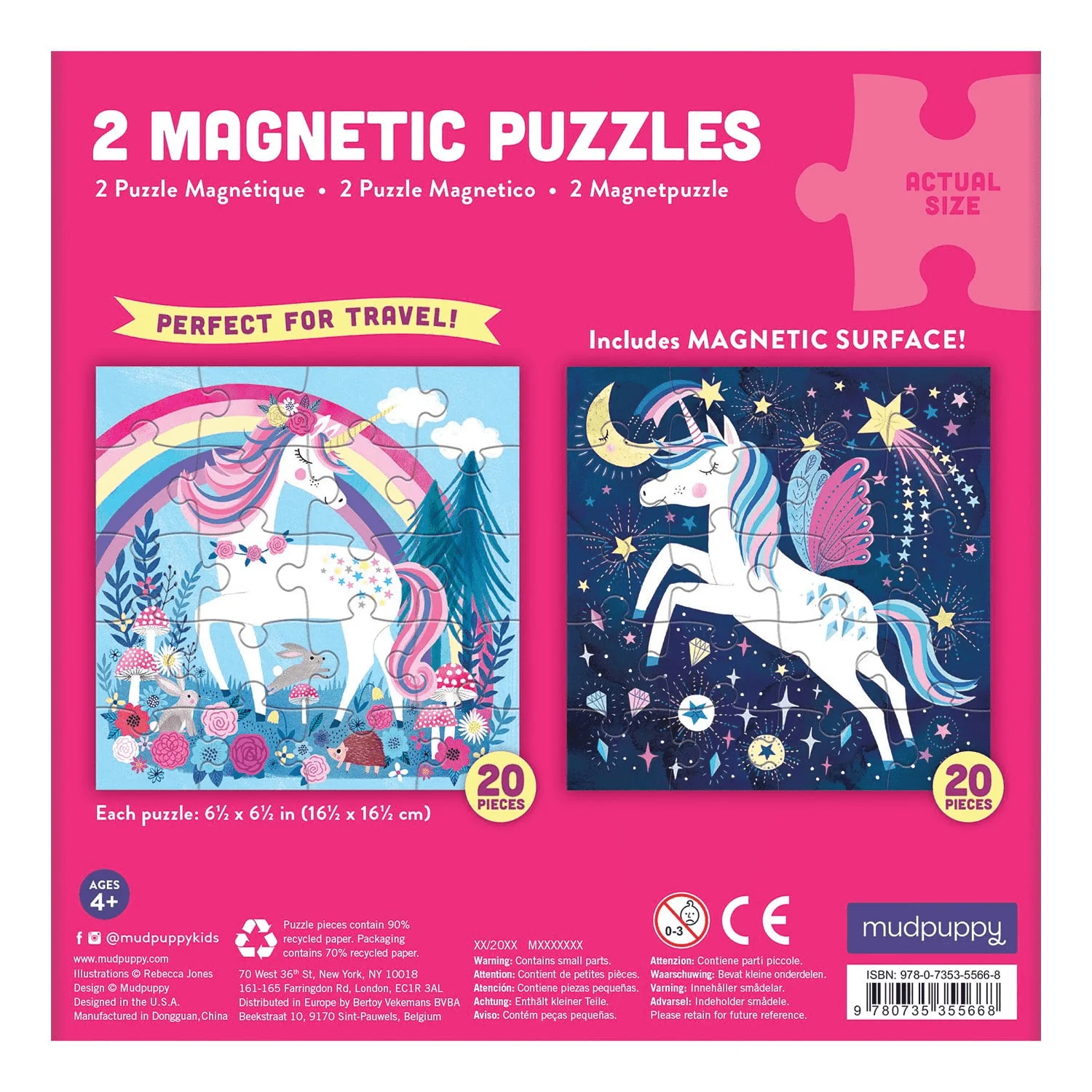 Magical Unicorn Magnetic Puzzle by Mudpuppy - Image 4