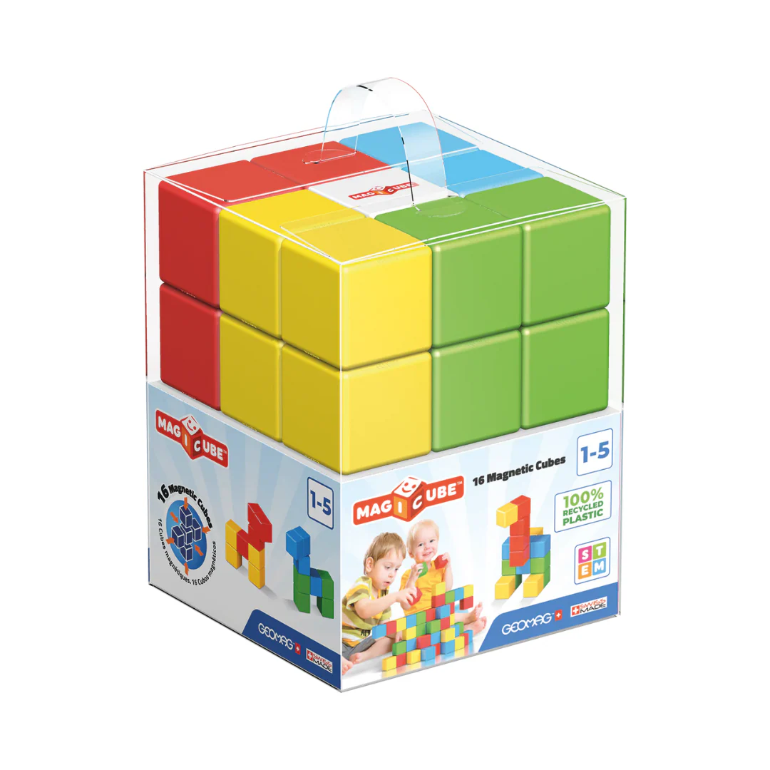 Magicube Recycled Crystal Cubes - 16 Pieces by Geomag