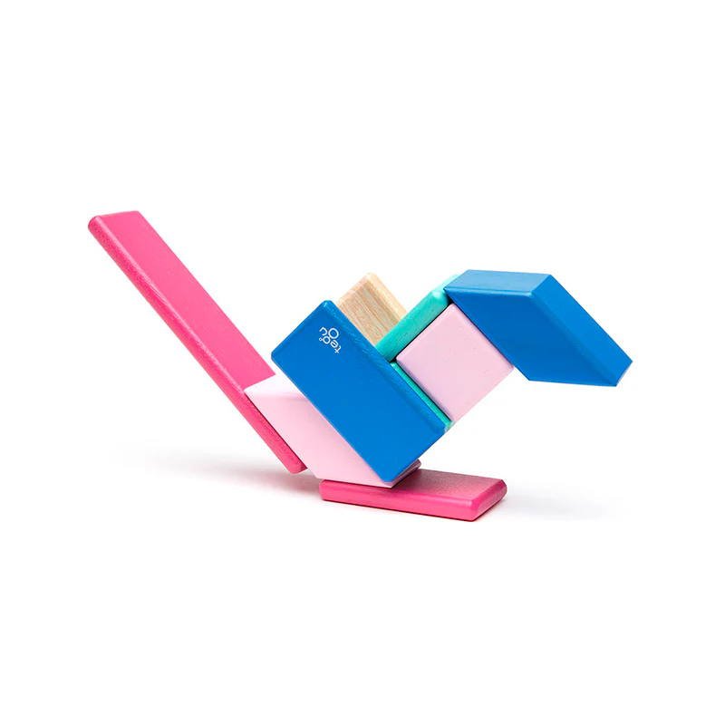 Magnetic Block Set 14 Pc Set - Blossom by Tegu - Image 4