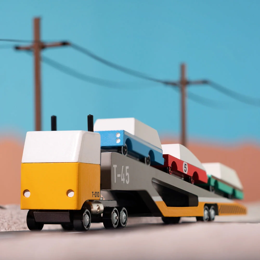 Magnetic Car Transporter by Candylab Toys - Image 2