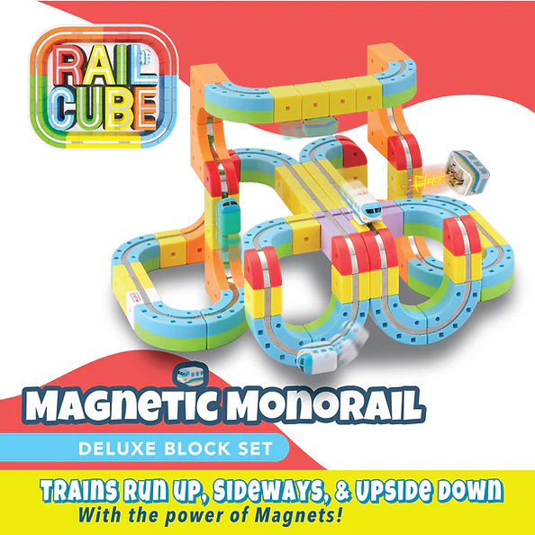 Magnetic Monorail Deluxe Set by Rail Cube - Image 6