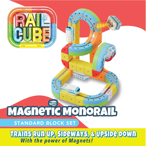 Magnetic Monorail Starter Set by Rail Cube - Image 6