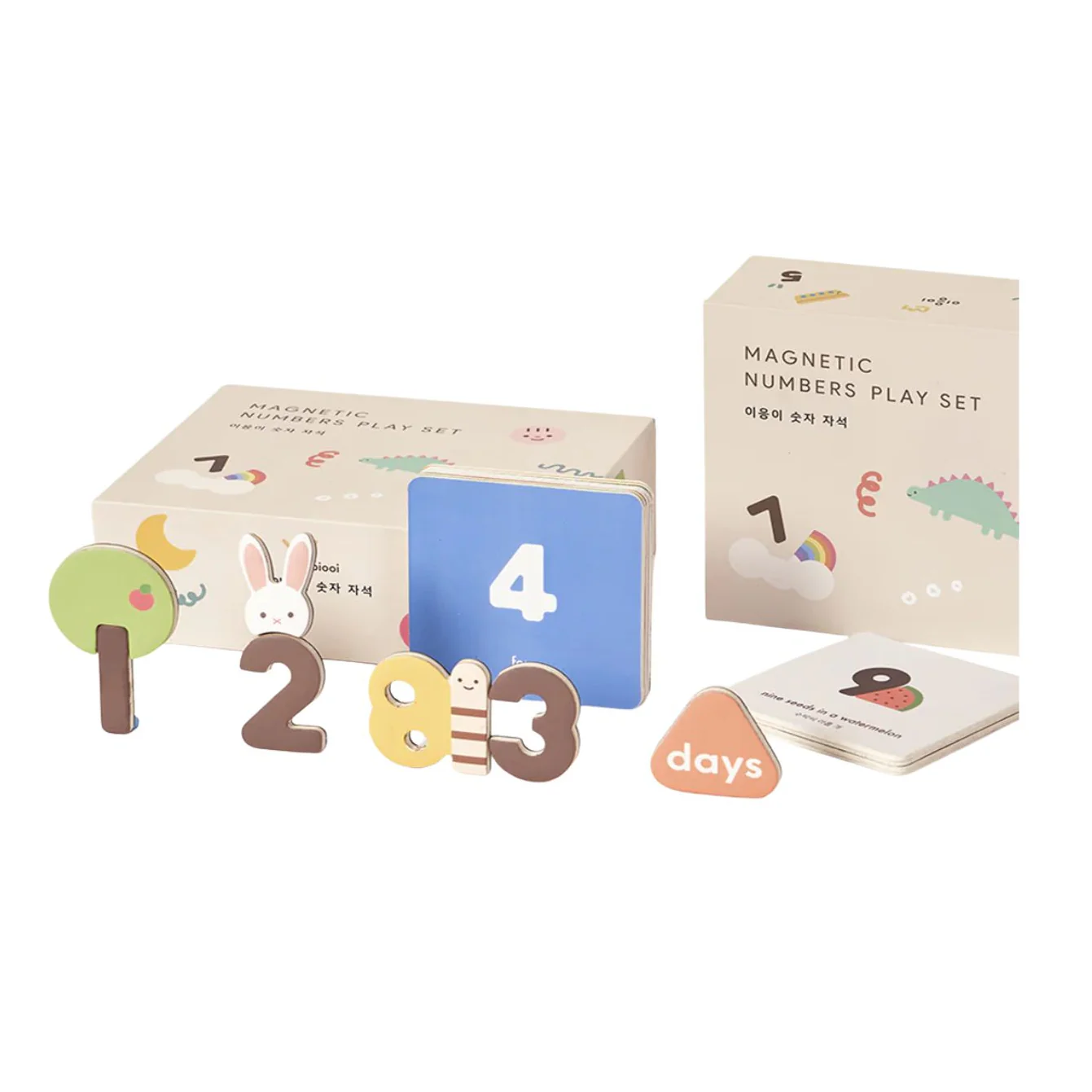 Magnetic Numbers Play Set by Oioiooi
