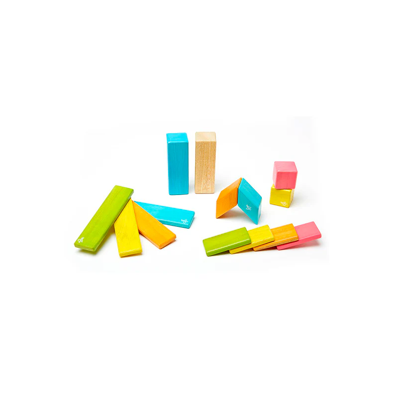 Magnetic Block Set 14 Pc Set - Tints by Tegu - Image 4