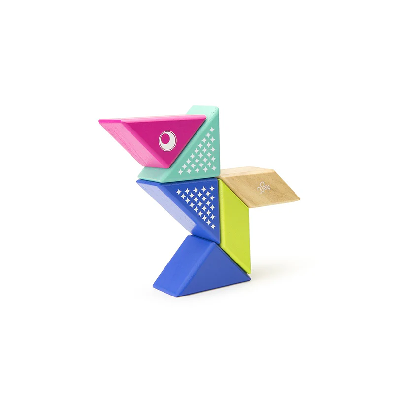 Magnetic Block Set - Hummingbird Travel Pal by Tegu - Image 3