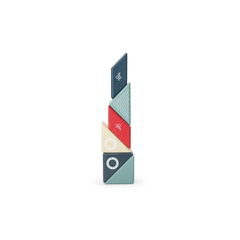 Magnetic Block Set - Tugboat Travel Pal by Tegu - Image 3